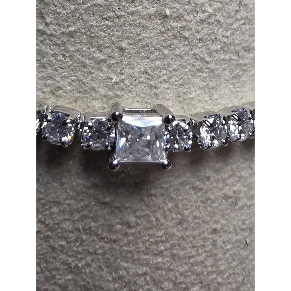 0.83CTW 3.6mm Moissanite Tennis Bracelet 7-8